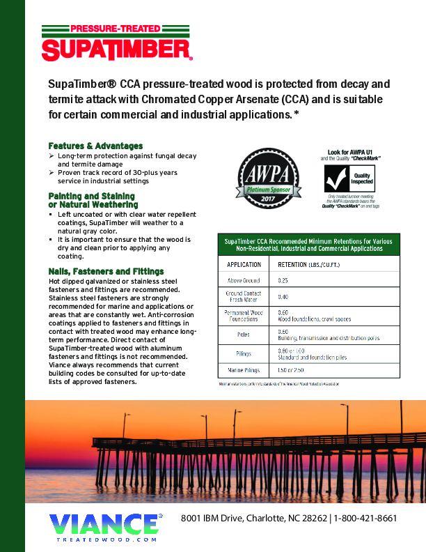 SupaTimber CCA Product Information Sheet preview