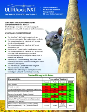 UltraPole NXT for Douglas-fir Information Sheet preview